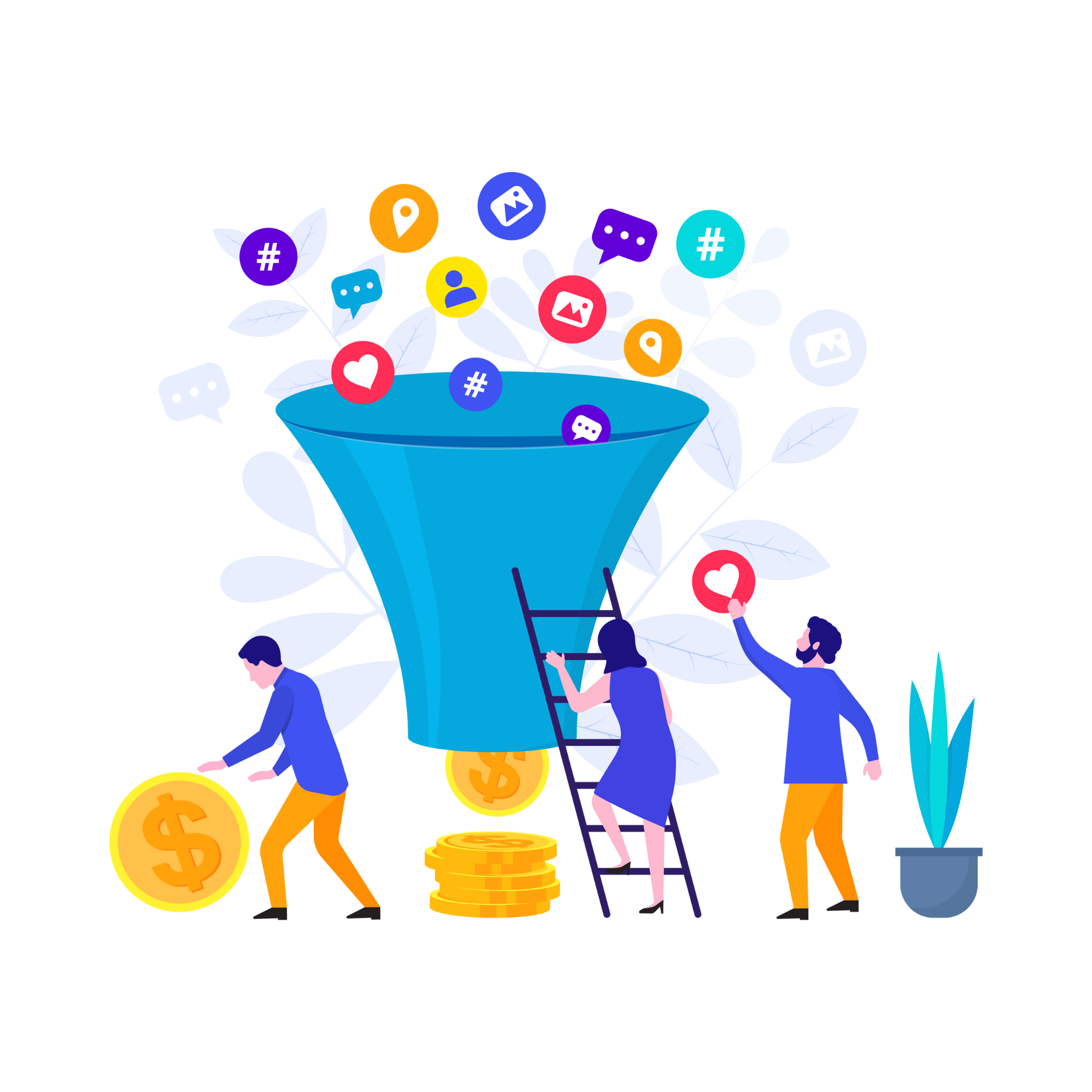home page funnel