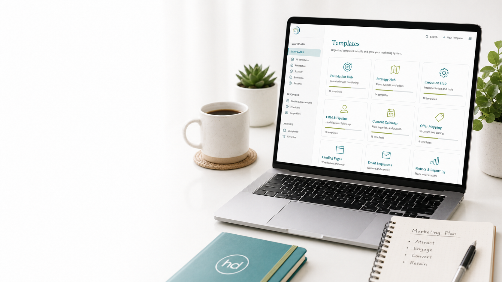 Digital Marketing Notion Templates